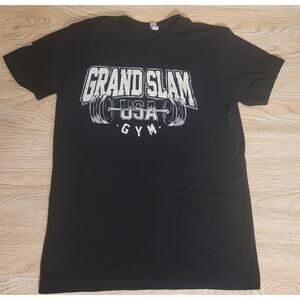 Grand Slam USA Gym Black Men's T-shirt Size Medium Pre-owned Weightlifting